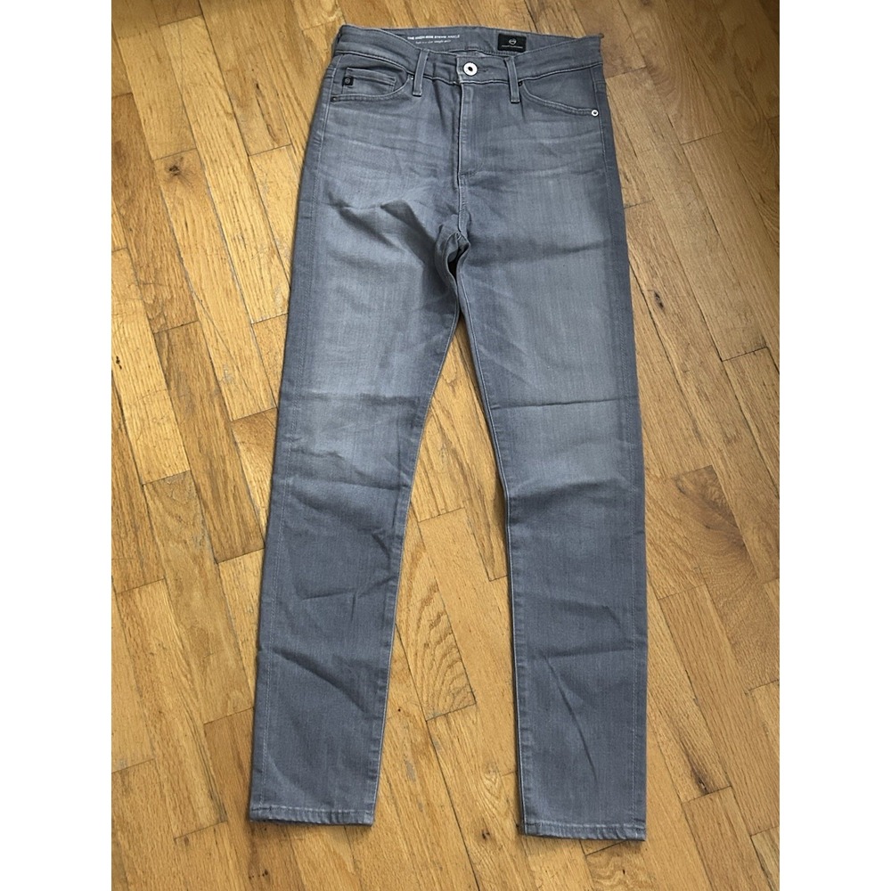 AG Adriano Goldschmied Jeans Womens 25 R Gray Denim The Legging Ankle Skinny